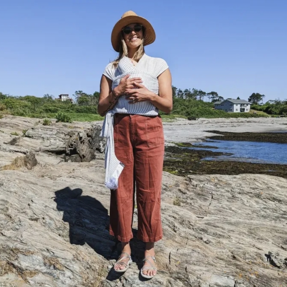Red Wide Legged Pants